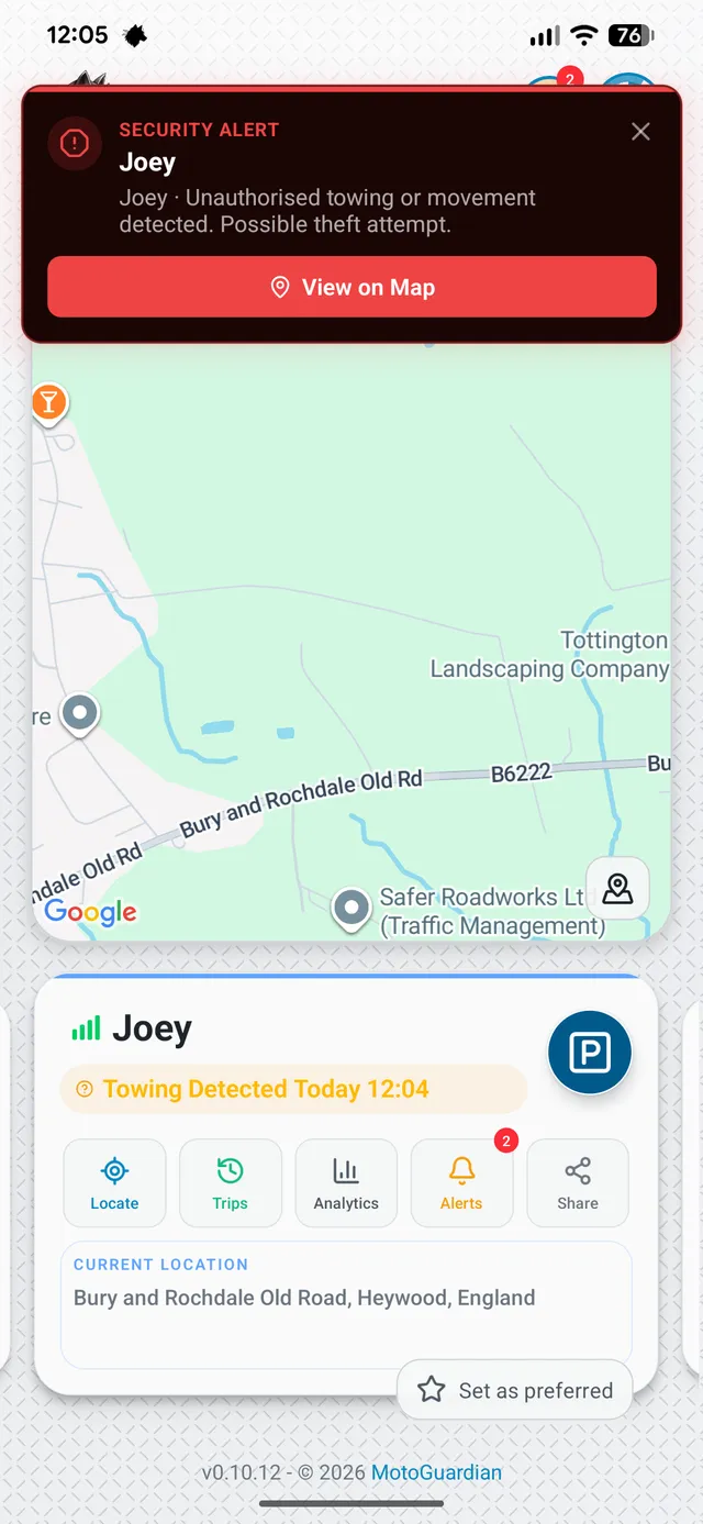 Live Tracking